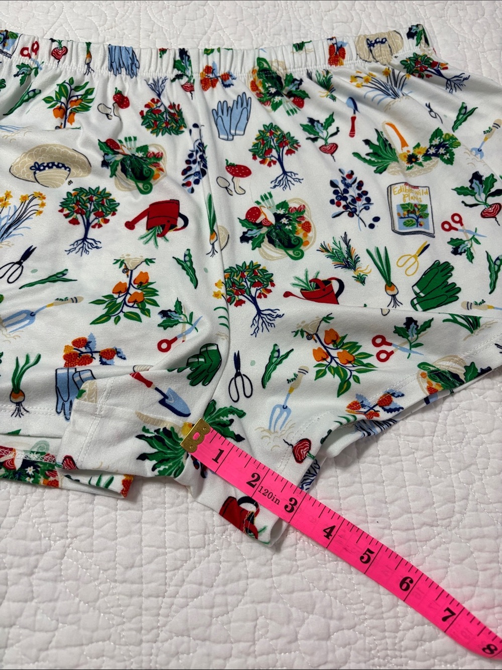 Kate Spade Gardening Short Sleeve Shorts Pajamas Set Size XL Sleepwear - Picture 12 of 14
